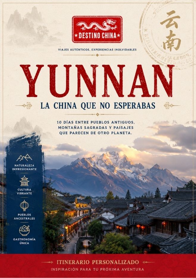 Itinerario de agencia de viajes destino china
